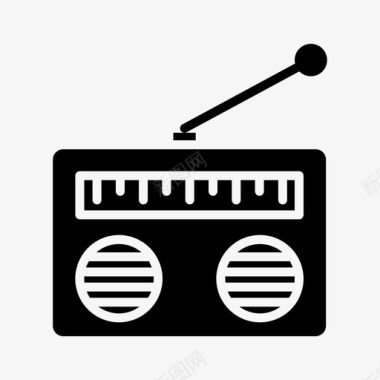 收音机音乐歌曲图标图标