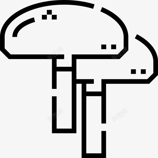 感恩节蘑菇图标svg_新图网 https://ixintu.com 感恩节 蘑菇