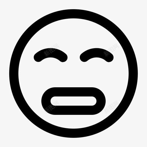 病人表情符号脸图标svg_新图网 https://ixintu.com 病人 笑脸 脸 表情符号 表情轮廓