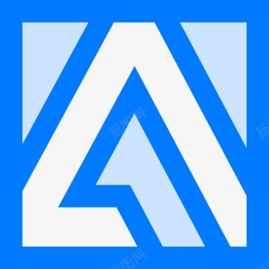 Adobe徽标8蓝色图标图标