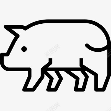 猪肉69号餐厅直系图标图标
