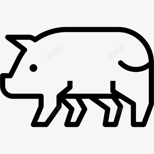 猪肉69号餐厅直系图标svg_新图网 https://ixintu.com 69号 猪肉 直系 餐厅