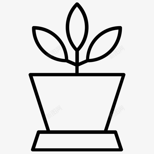植物盆花盆园艺图标svg_新图网 https://ixintu.com 向量 园艺 图标 场所 容器 工作 工作场 植物 自然 花盆