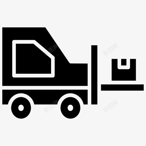 bendi卡车装载叉车图标svg_新图网 https://ixintu.com 1Blackfill bendi 卡车 叉车 工业 物流 装载 运输