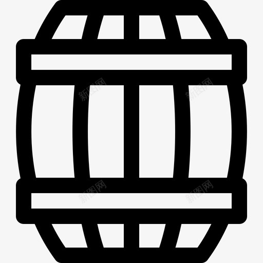 桶海盗47直系图标svg_新图网 https://ixintu.com 海盗 直系