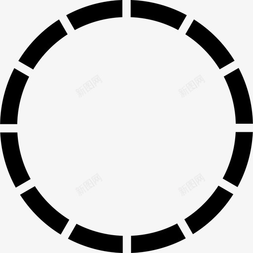 圆点几何图标svg_新图网 https://ixintu.com 几何 轮廓