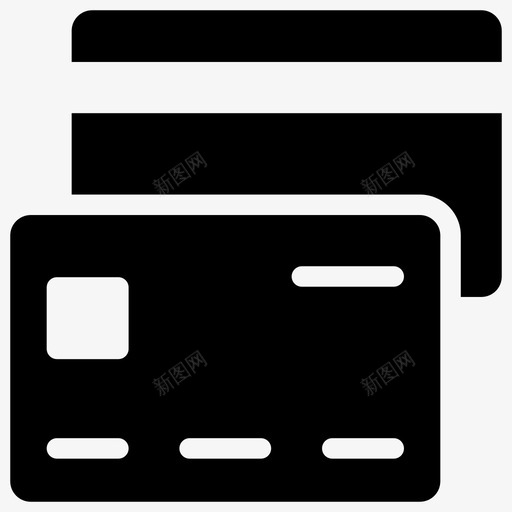 信用卡atm卡银行卡图标svg_新图网 https://ixintu.com atm 信用卡 借记卡 图标 字形 星期五 智能卡 银行卡 黑色