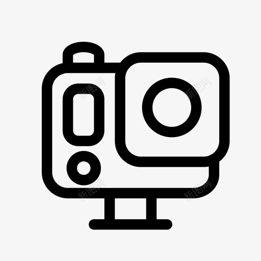 摄像机动作专业版图标svg_新图网 https://ixintu.com 专业版 动作 多媒体 录音 技术 摄像机