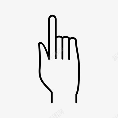 举起手指手26伊斯兰图标图标