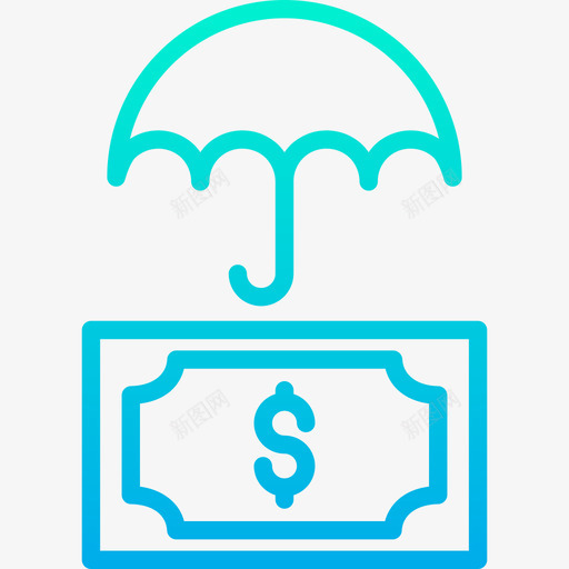 雨伞保险27坡度图标svg_新图网 https://ixintu.com 保险 坡度 雨伞