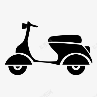 摩托车交通工具两轮图标图标