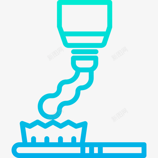 牙刷卫生19梯度图标svg_新图网 https://ixintu.com 卫生 梯度 牙刷