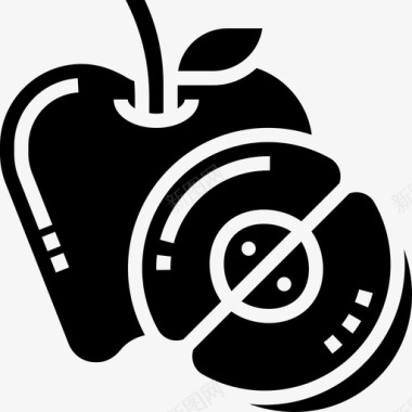 苹果烤肉10雕文图标图标