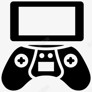 游戏机控制台控制器图标图标
