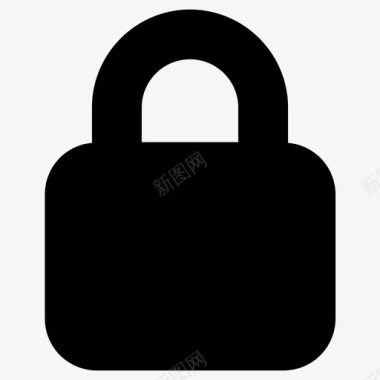 挂锁锁定密码图标图标