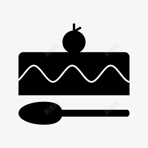 巧克力蛋糕块蛋糕块巧克力蛋糕图标svg_新图网 https://ixintu.com 1个糖果线黑色 巧克力蛋糕 巧克力蛋糕块 蛋糕块