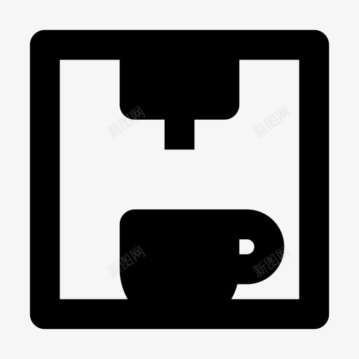 咖啡机意式咖啡机家用电器图标svg_新图网 https://ixintu.com 厨房电器 咖啡机 家用电器 意式咖啡机 电子产品字形24