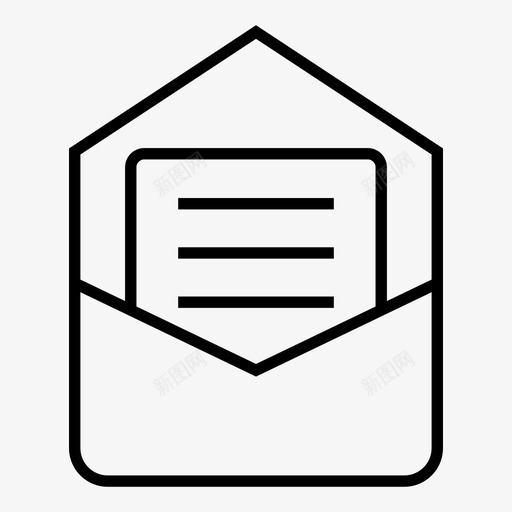 电子邮件联系人信封图标svg_新图网 https://ixintu.com 信件 信封 回复 电子邮件 联系人 邮件线路