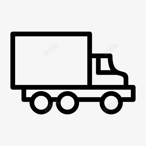 卡车货物公路图标svg_新图网 https://ixintu.com 公路 卡车 货物 车辆 运输