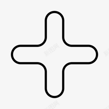 十字几何图案图标图标