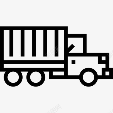 卡车运输106直线图标图标