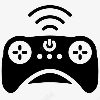 无线控制器游戏操纵杆图标图标
