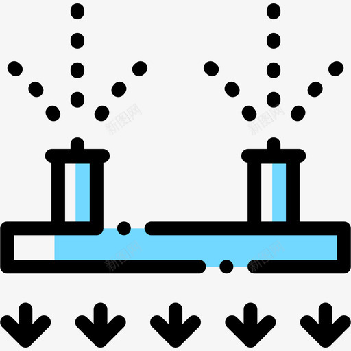 洒水器城市公园7颜色省略图标svg_新图网 https://ixintu.com 公园 城市 洒水器 省略 颜色