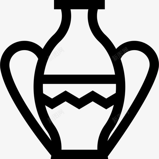 花瓶希腊神话2直系图标svg_新图网 https://ixintu.com 希腊神话2 直系 花瓶