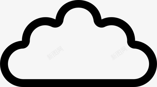 云云计算云数据图标svg_新图网 https://ixintu.com 云计算 数据 服务