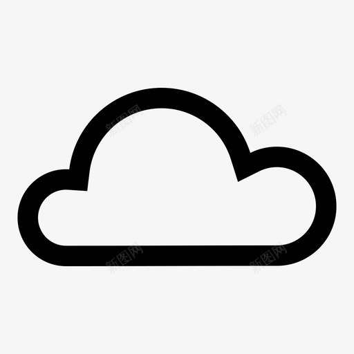 云空气云景图标svg_新图网 https://ixintu.com 云景 图标 天气 天气图 天空 空气
