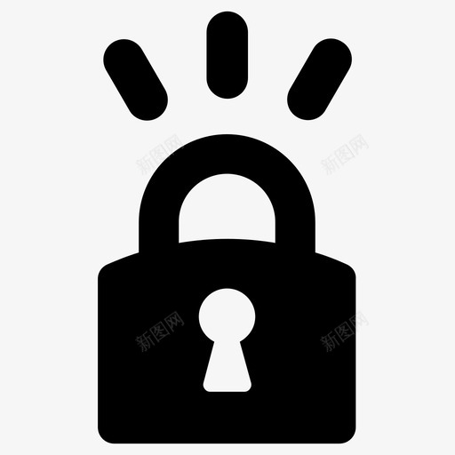 锁定访问锁定挂锁图标svg_新图网 https://ixintu.com 安全 密码 挂锁 访问 锁定