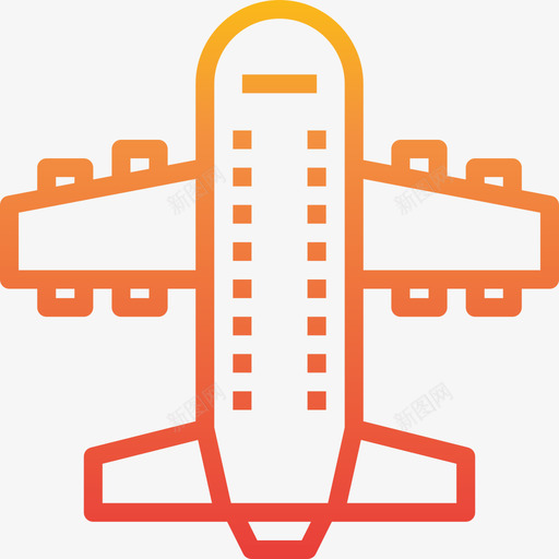 飞机机场58坡度图标svg_新图网 https://ixintu.com 坡度 机场 飞机