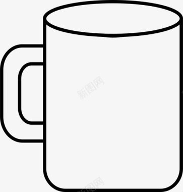 杯子咖啡热的图标图标