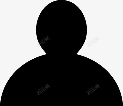 用户头像人物图标svg_新图网 https://ixintu.com 个人资料 人物 头像 用户 社交