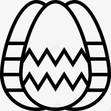 复活节快乐庆祝彩蛋图标图标