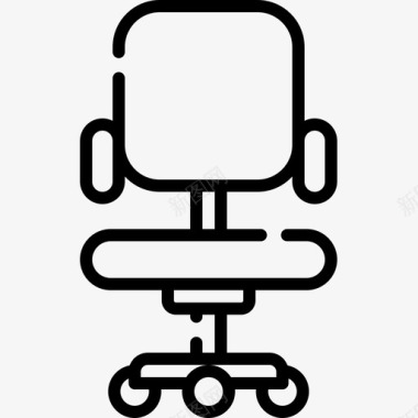 椅子家具30直线型图标图标