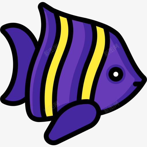 鱼类热带28线形颜色图标svg_新图网 https://ixintu.com 热带 线形 颜色 鱼类