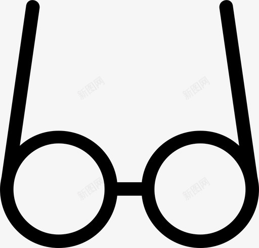 眼镜配件时尚图标svg_新图网 https://ixintu.com 时尚 眼镜 配件