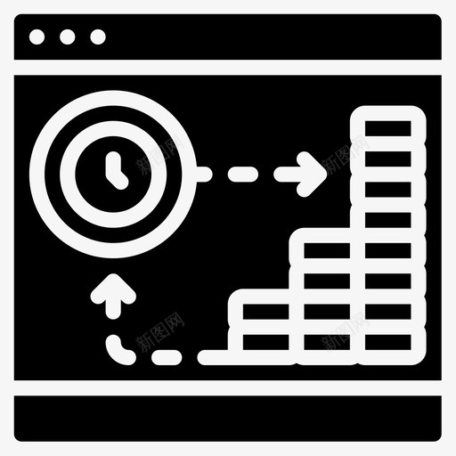 网上银行搜索引擎优化和网页优化15填充图标svg_新图网 https://ixintu.com 优化 填充 搜索引擎 网上银行 网页