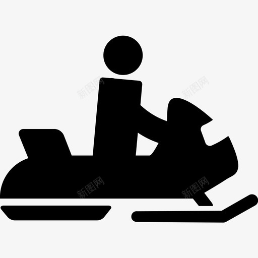 雪地摩托活动极限图标svg_新图网 https://ixintu.com 图标 实心 摩托 极限 极限运动 活动 运动 雪地
