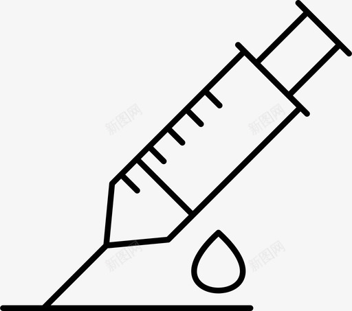 注射医疗注射器图标svg_新图网 https://ixintu.com 医疗 宠物 注射 注射器 疫苗