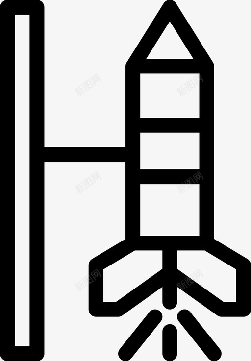发射火箭太空图标svg_新图网 https://ixintu.com 创业 发射 太空 火箭 科学