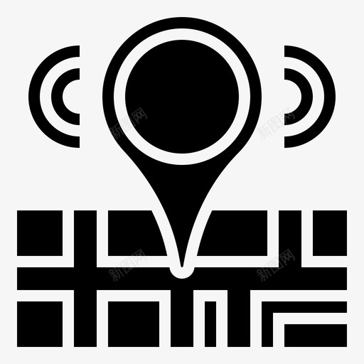 gps地图导航图标svg_新图网 https://ixintu.com gps smartfarmglyph 地图 导航 跟踪