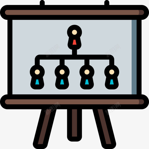 层次结构项目管理13线颜色图标svg_新图网 https://ixintu.com 层次结构 线颜色 项目管理13