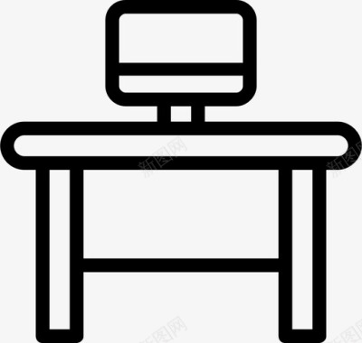 桌子家具内饰图标图标