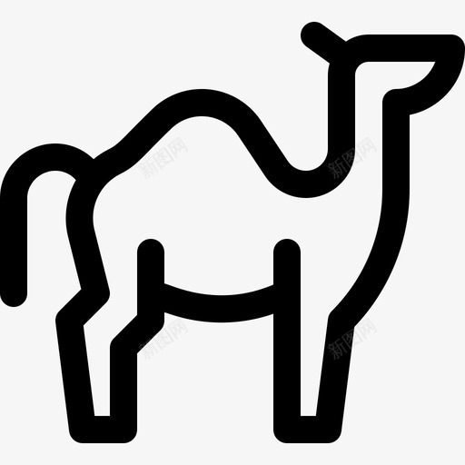 骆驼摩洛哥5直系图标svg_新图网 https://ixintu.com 摩洛哥 直系 骆驼