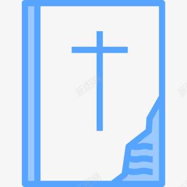 圣经万圣节117蓝色图标图标