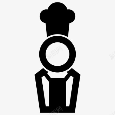 厨师烹饪食物图标图标