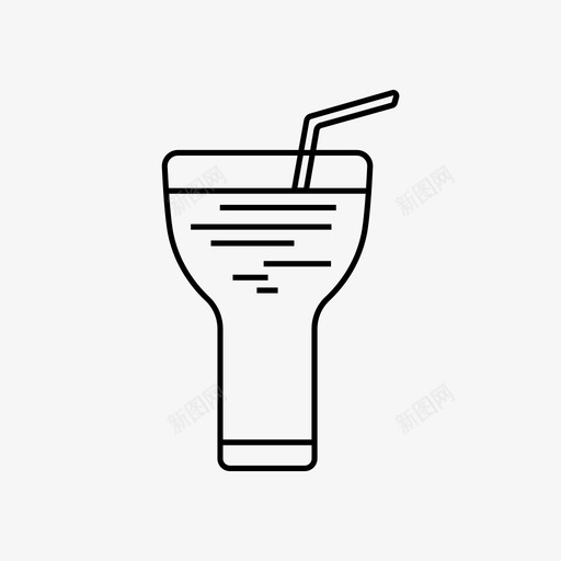 冰汁饮料咖啡图标svg_新图网 https://ixintu.com 冰汁 咖啡 杯子 饮料