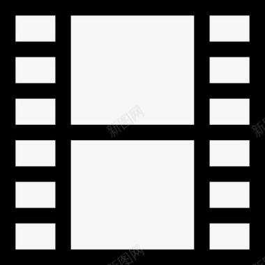 摄影机胶卷电影院54线性图标图标